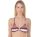 Consecutive Knitting Patterns Vector Reversible Tri Bikini Top