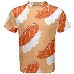 Fish Eat Japanese Sushi Men s Cotton Tee by Mariart