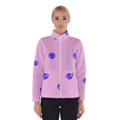 Star Space Balloon Moon Blue Pink Circle Round Polkadot Winterwear by Mariart