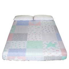 Sweet Dreams Rag Quilt Fitted Sheet (queen Size) by Mariart