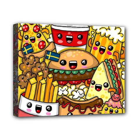 Cute Food Wallpaper Picture Canvas 10  X 8  by Nexatart