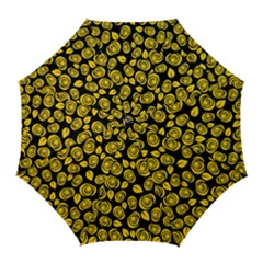 Floral Pattern Golf Umbrellas by ValentinaDesign