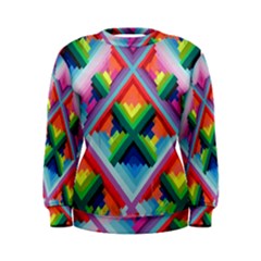 Rainbow Chem Trails Women s Sweatshirt by Nexatart