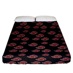 Cloud Red Brown Fitted Sheet (queen Size) by Mariart