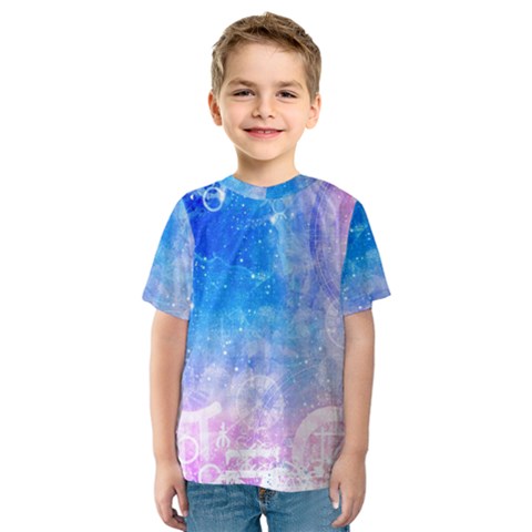 Horoscope Compatibility Love Romance Star Signs Zodiac Kids  Sport Mesh Tee by Mariart