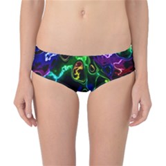 Saga Colors Rainbow Stone Blue Green Red Purple Space Classic Bikini Bottoms by Mariart