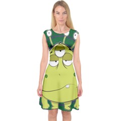 The Most Ugly Alien Ever Capsleeve Midi Dress by Catifornia