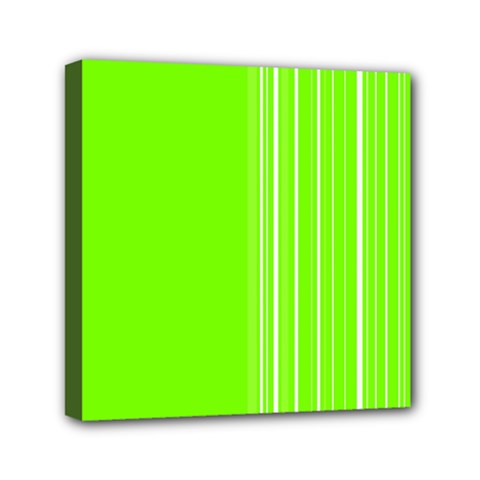 Lines Mini Canvas 6  X 6  by ValentinaDesign