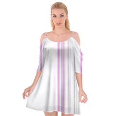 Lines Cutout Spaghetti Strap Chiffon Dress by ValentinaDesign