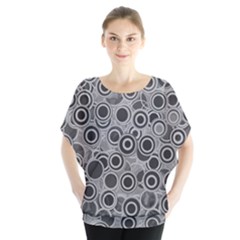 Abstract Grey End Of Day Blouse
