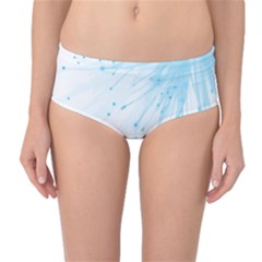 Big Bang Mid-waist Bikini Bottoms by ValentinaDesign