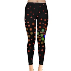 Molecular Chemistry Of Mathematical Physics Small Army Circle Leggings  by Mariart