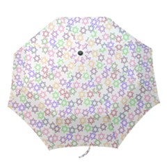 Star Space Color Rainbow Pink Purple Green Yellow Light Neons Folding Umbrellas by Mariart
