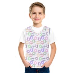 Star Space Color Rainbow Pink Purple Green Yellow Light Neons Kids  Sportswear by Mariart
