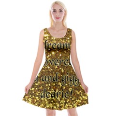 Covered In Gold! Reversible Velvet Sleeveless Dress