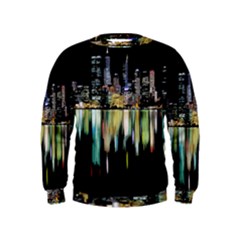 City Panorama Kids  Sweatshirt by Valentinaart