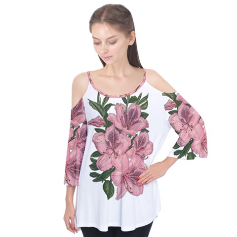 Orchid Flutter Tees by Valentinaart