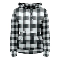 Plaid Pattern Women s Pullover Hoodie by ValentinaDesign