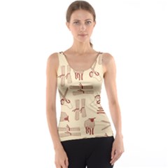 Sheep Goats Paper Scissors Tank Top by Mariart