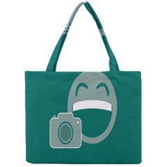 Laughs Funny Photo Contest Smile Face Mask Mini Tote Bag