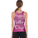 Valentine Happy Mothers Day Pink Heart Love Tank Top View2