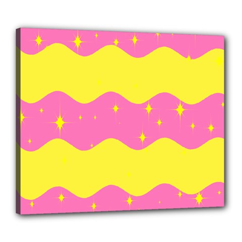 Glimra Gender Flags Star Space Canvas 24  X 20  by Mariart
