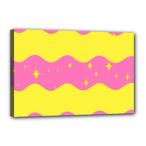 Glimra Gender Flags Star Space Canvas 18  X 12  by Mariart