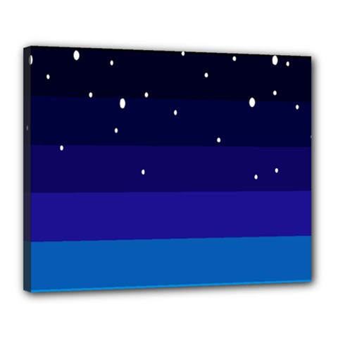 Stra Polkadot Polka Gender Flags Canvas 20  X 16  by Mariart