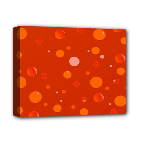 Decorative Dots Pattern Deluxe Canvas 14  X 11  by ValentinaDesign