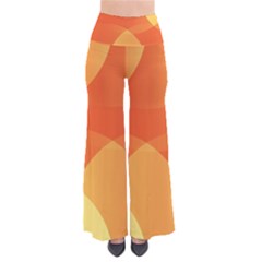 Abstract Orange Yellow Red Color Pants by Nexatart