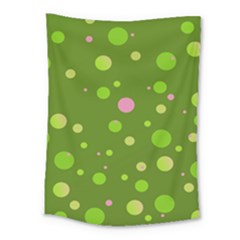 Decorative Dots Pattern Medium Tapestry by ValentinaDesign