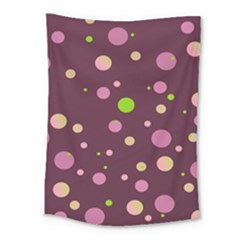 Decorative Dots Pattern Medium Tapestry by ValentinaDesign