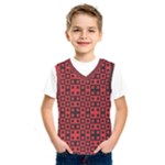 Abstract Background Red Black Kids  SportsWear