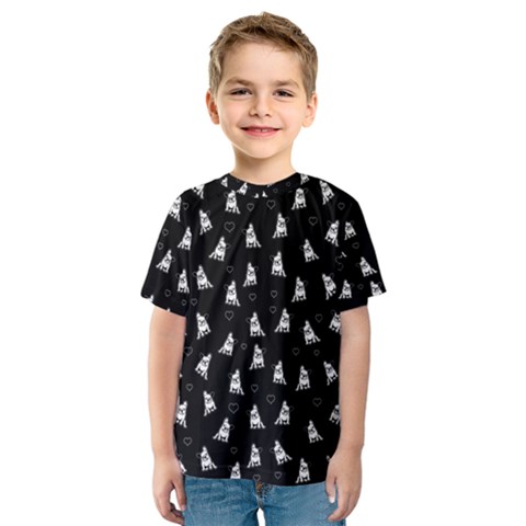 French Bulldog Kids  Sport Mesh Tee by Valentinaart