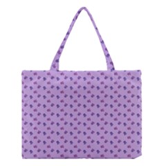 Pattern Background Violet Flowers Medium Tote Bag by Nexatart