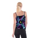 Abstract Art Color Design Lines Spaghetti Strap Top View2