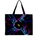 Abstract Art Color Design Lines Zipper Mini Tote Bag View1