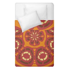 Dark Red Abstract Duvet Cover Double Side (single Size) by linceazul