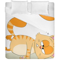 Even Cat Hates Monday Duvet Cover Double Side (california King Size) by Catifornia