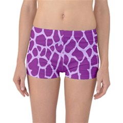 Giraffe Skin Purple Polka Reversible Bikini Bottoms by Mariart