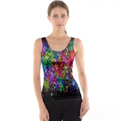 Colorful Bubble Shining Soap Rainbow Tank Top by Mariart