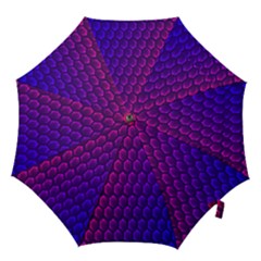 Hexagon Widescreen Purple Pink Hook Handle Umbrellas (medium) by Mariart