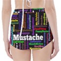 Mustache High-Waisted Bikini Bottoms View2