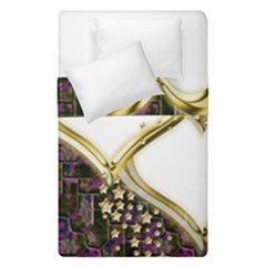 Lover Romantic Couple Apart Duvet Cover Double Side (single Size) by Nexatart