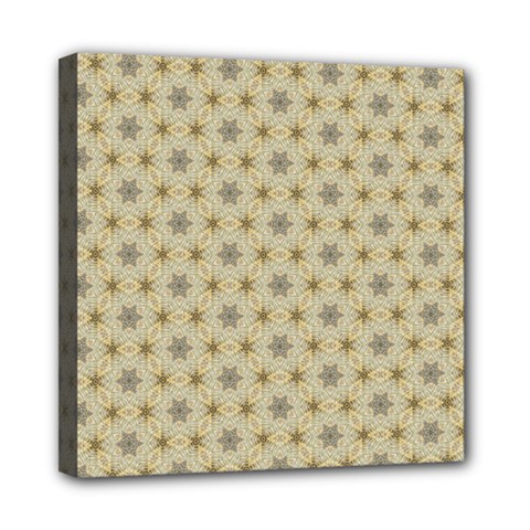 Star Basket Pattern Basket Pattern Mini Canvas 8  X 8 