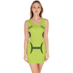 Barf Sleeveless Bodycon Dress by BestEmojis