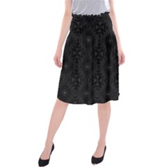 Star Black Midi Beach Skirt by Mariart