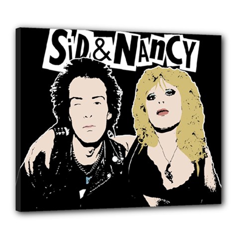 Sid And Nancy Canvas 24  X 20  by Valentinaart