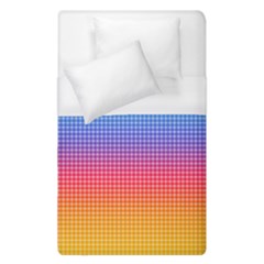 Plaid Rainbow Retina Green Purple Red Yellow Duvet Cover (single Size) by Mariart