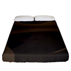 Tree Jungle Brown Green Fitted Sheet (king Size) by Mariart